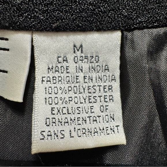 Vintage Anage Beaded Fall Leaves Oversized Open Front Blazer Size Medium - Picture 10 of 11